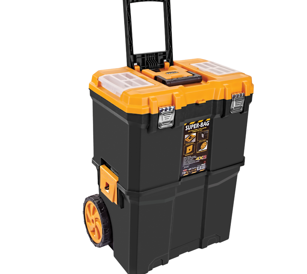 Asrın Plastik Çift Katlı Tekerlekli Takım Çantası