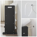 Songmics Çocuk Odası Rafı, Oyuncak Düzenleyici, Çocuklar için Ayakta Raf, Pp Plastikten Yapılmış 12 Saklama Kutusu, Çocuk Odası, Okul, Kreş, 86 X 26.5 X 78 cm, Koyu Gri-Beyaz Gkr04Gy