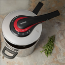 Emsan Up-line Kırmızı Klasik Paslanmaz Çelik Düdüklü Tencere Seti 4+6 Litre