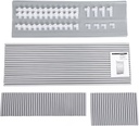 Songmics 10 Katlı Ayakkabı Rafı, 100x29x175 CM, Gri, LSR10G