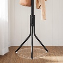 SONGMICS Askı Standı, Sağlam Metal Elbise Askısı, Gardırop Boyu Yaklaşık 182 cm, Siyah, Rcr19B