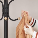 SONGMICS Askı Standı, Sağlam Metal Elbise Askısı, Gardırop Boyu Yaklaşık 182 cm, Siyah, Rcr19B