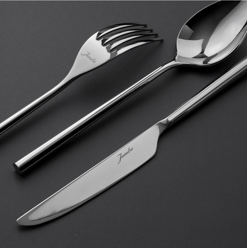 Jumbo 1001 84 Parça 12 Kişilik Çatal Kaşık Bıçak Seti