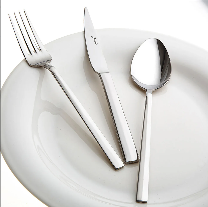 Jumbo 1900 Prizma 60 Parça 12 Kişilik Çatal Kaşık Bıçak Seti