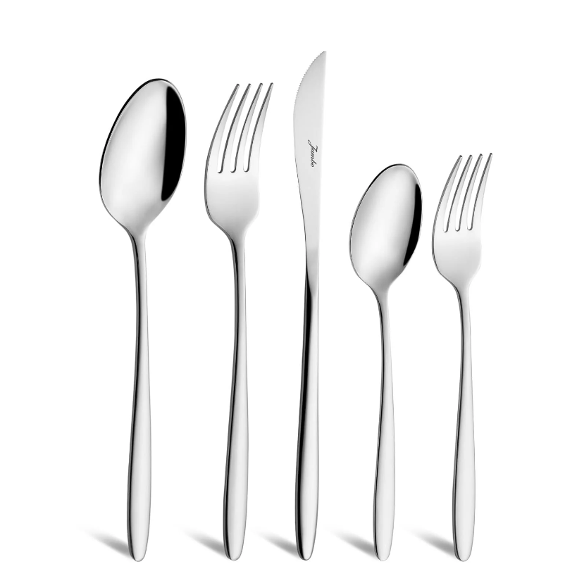 Jumbo 2003 60 Parça 12 Kişilik Çelik Çatal Kaşık Bıçak Takımı