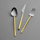 Jumbo 5500 12 Kişilik 84 Parça Altın Çatal Kaşık Bıçak Takımı