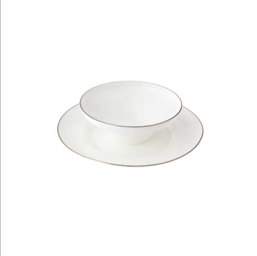 Jumbo 60 Parça Star Yemek Takımı Platin