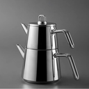 Jumbo Doha 2,3 Lt İndüksiyon Uyumlu Paslanmaz Çelik Çaydanlık - Bulaşık Makinesinde Yıkanabilir Özellikte