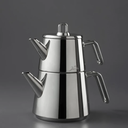 Jumbo Doha 2,3 Lt İndüksiyon Uyumlu Paslanmaz Çelik Çaydanlık - Bulaşık Makinesinde Yıkanabilir Özellikte