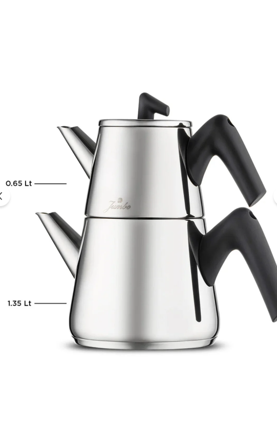 Jumbo Ground Midi Steel Çaydanlık