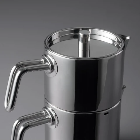 Jumbo Metalix Midi Paslanmaz Çelik 1,2 Litre Gümüş Çaydanlık Düşme Önleyici Kapaklı