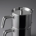 Jumbo Metalix Midi Paslanmaz Çelik 1,2 Litre Gümüş Çaydanlık Düşme Önleyici Kapaklı