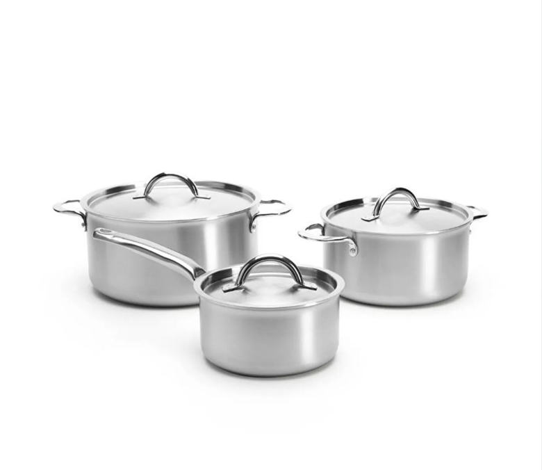 De Buyer Alchimy 6 Parça Paslanmaz Çelik Tencere Seti