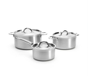 De Buyer Alchimy 6 Parça Paslanmaz Çelik Tencere Seti