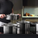 Jumbo Montreal 8 Parça Mat Çelik Tencere Seti