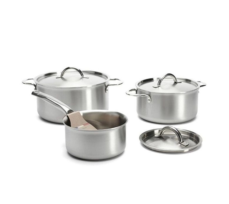 De Buyer Alchimy 6 Parça Paslanmaz Çelik Tencere Seti