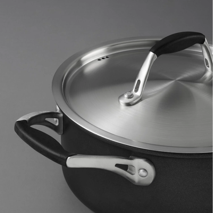 Jumbo New Moment Diamond Siyah Derin Tencere 20 cm