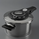 Jumbo Procook 4,5 lt Siyah - Gri Düdüklü Tencere