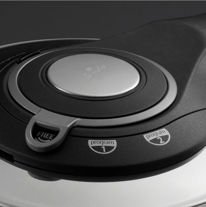 Jumbo Procook 4,5 lt Siyah - Gri Düdüklü Tencere