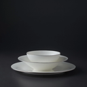 Jumbo Silva 61 Parça 12 Kişilik Beyaz Porselen Yemek Takımı Modern Tasarım