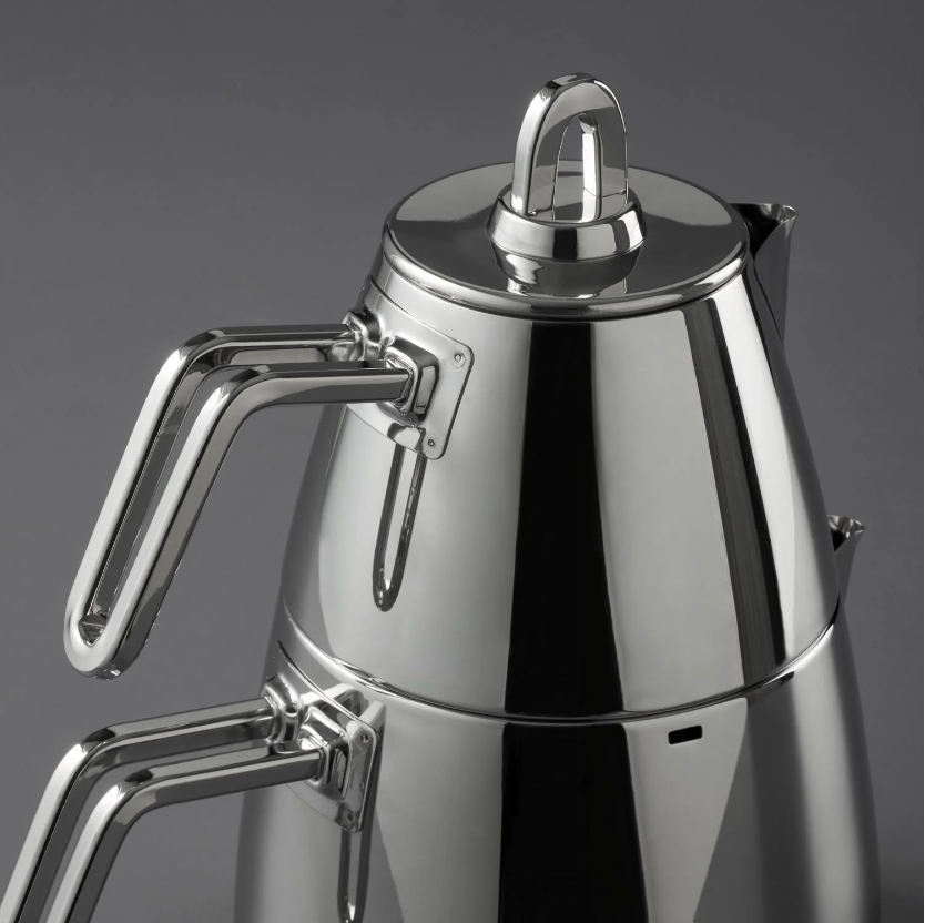 Jumbo Teos Çaydanlık Metal Saplı