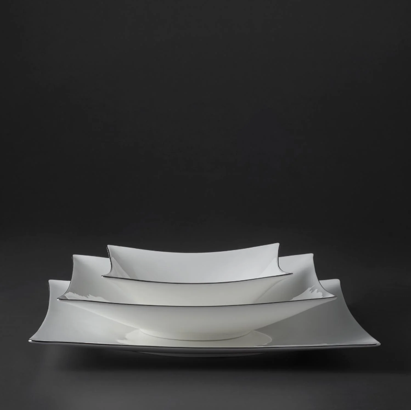 Jumbo Wind Platin 12 Kişilik 64 Parça Yemek Takımı