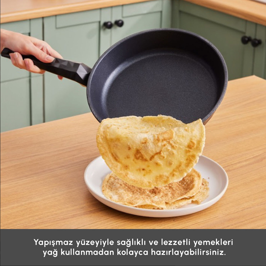 Karaca Bio Diamond Antibakteriyel Kulp Tava 30 cm