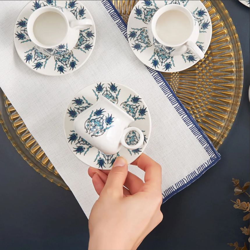 Karaca Bursa 6 Kişilik Kahve Fincanı Takımı 90 ml