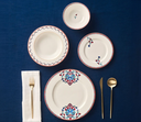 Karaca Elegance Bone Nakkaş 24 Parça 6 Kişilik Yemek Takımı