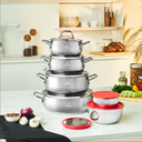 Karaca Emirgan Xl 13 Parça Saklama Kaplı Tencere Seti