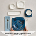 Karaca Fine Pearl Midnight 26 Parça 6 Kişilik İnci Kahvaltı Seti Kare