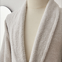 Karaca Home Carli 4 Parça Bornoz/Beden/Baş Havlusu Aile Banyo Seti Pudra Gri