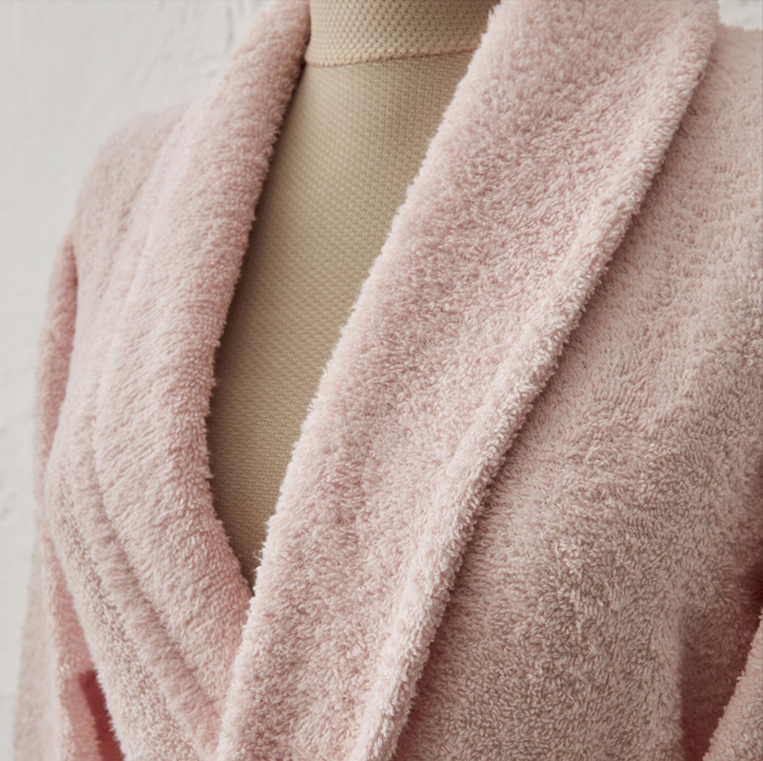 Karaca Home Carli 4 Parça Bornoz/Beden/Baş Havlusu Aile Banyo Seti Pudra Gri