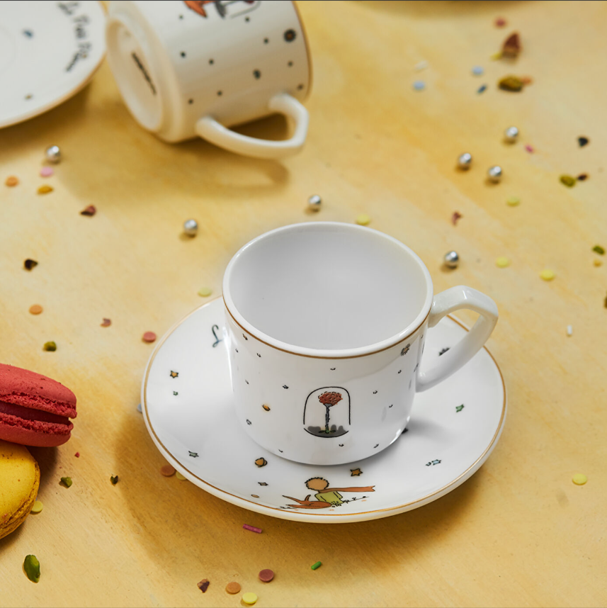 Karaca Küçük Prens 6 Kişilik Kahve Fincan Takımı 80 ml