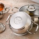 Emsan Cemre İndüksiyon Tabanlı 8 Parça Çelik Tencere Seti