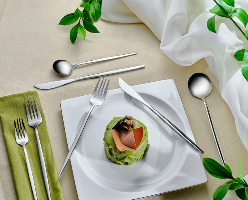 Karaca Orion Platin 30 Parça 6 Kişilik Çatal Kaşık Bıçak Seti