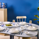 Karaca Rain 41 Parça 6 Kişilik Yemek Takımı Platin