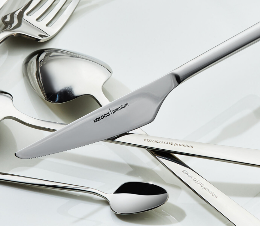 Karaca Stark 84 Parça 12 Kişilik 316 Çelik Premium Çatal Kaşık Bıçak Seti