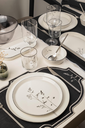 Kütahya Porselen Bone V-Form 26 Parça Yemek Takımı Angelica