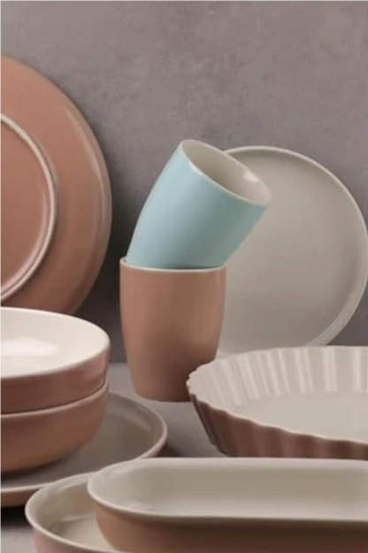 Kütahya Porselen Soft Mug Bardak Somon