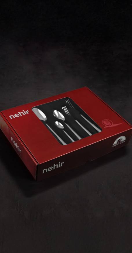 Nehir Lizbon Sade 12 Kişilik 60 Parça Çatal Kaşık Takımı