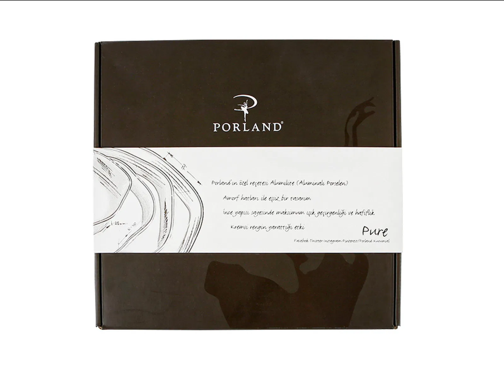 Porland Pure Alumilite 3 Parça Tek Kişilik Yemek Takımı
