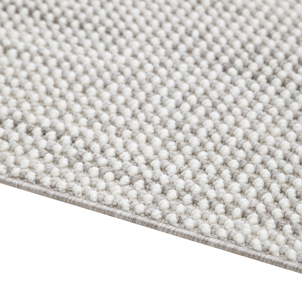 Terri halı gri beyaz 120x180 cm