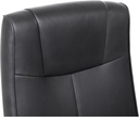 SONGMICS Ofis Sandalyesi PU, Yüksekliği Ayarlanabilir Ergonomik Tasarım, Döner Sandalye, Siyah, OBG32B, 66 x 66 x 110 cm