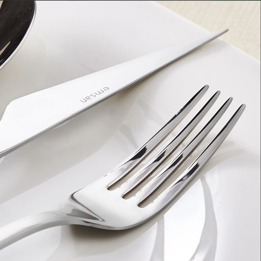 Emsan Sedir Elg 84 Parça 12 Kişilik Çatal Kaşık Bıçak takımı