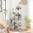 Feandrea Tırmalama Direği, Hamak, Mağara, Sisal Direk, Açık Gri Pct86 W, 1 Adet (1'li Paket)
