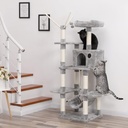 Feandrea Tırmalama Direği, Hamak, Mağara, Sisal Direk, Açık Gri Pct86 W, 1 Adet (1'li Paket)