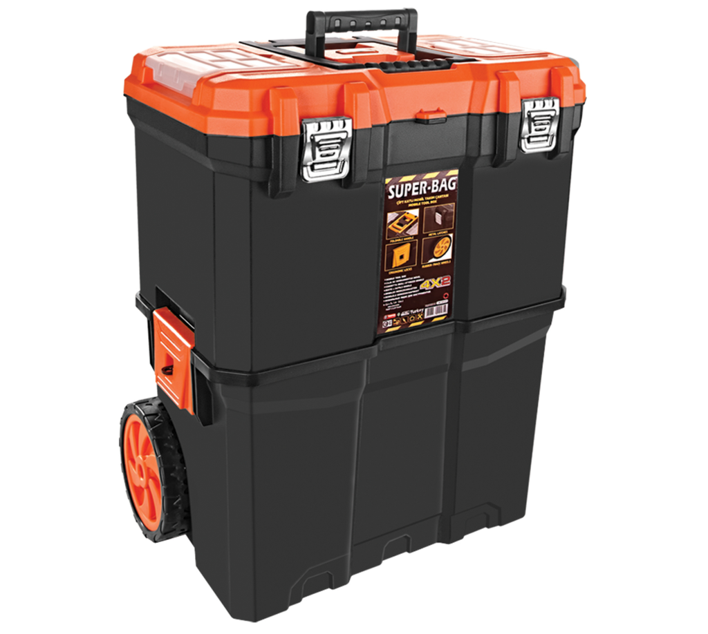 Asrın Plastik Çift Katlı Tekerlekli Takım Çantası