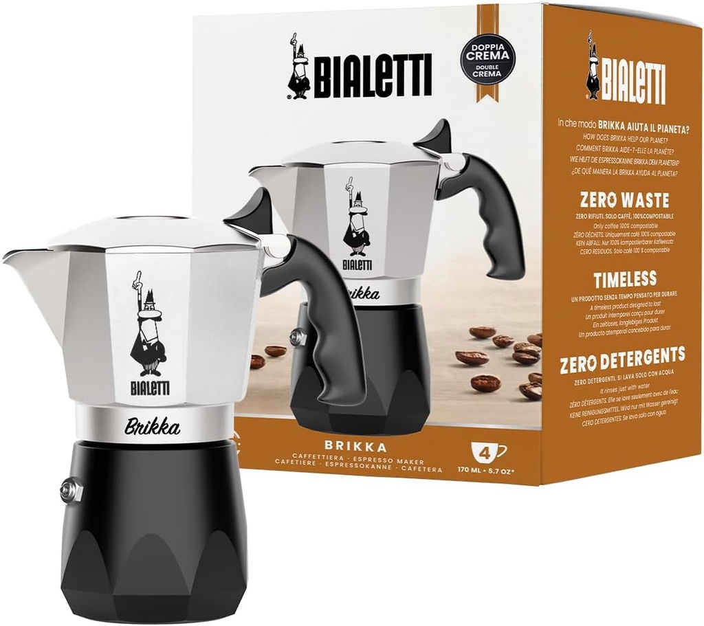 Bialetti New Brıkka 2020 4 Fincan