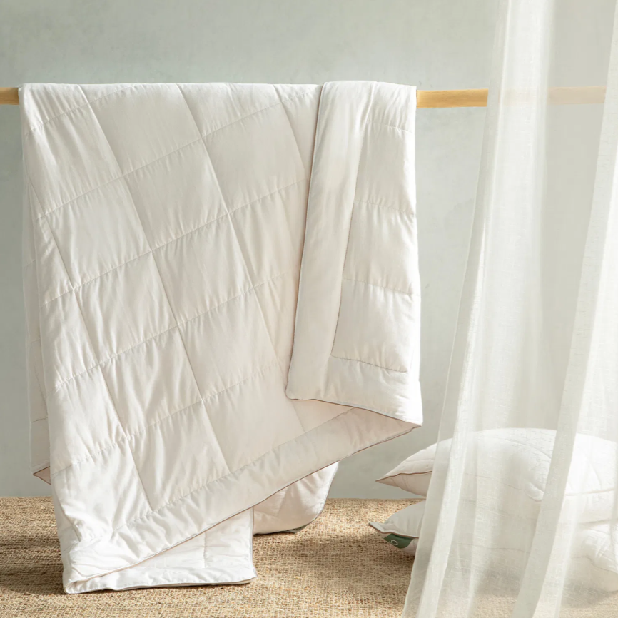 Chakra Soya Yorgan 195x215 Cm Beyaz